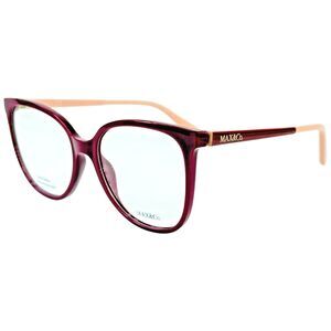 Max & Co MO5022 Womens Plastic Eyeglass Frame 069 Shiny Bordeaux 54-17